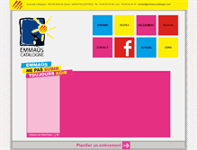 Tablet Screenshot of emmaus-catalogne.com